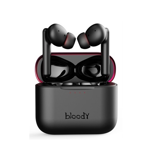 A4TECH Bloody M90 TWS Black-Red Bluetooth Gaming Earphone-iosbd