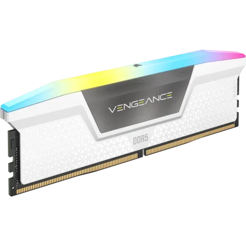 Corsair VENGEANCE RGB 16GB DDR5 6000MHz CL36 Desktop RAM White