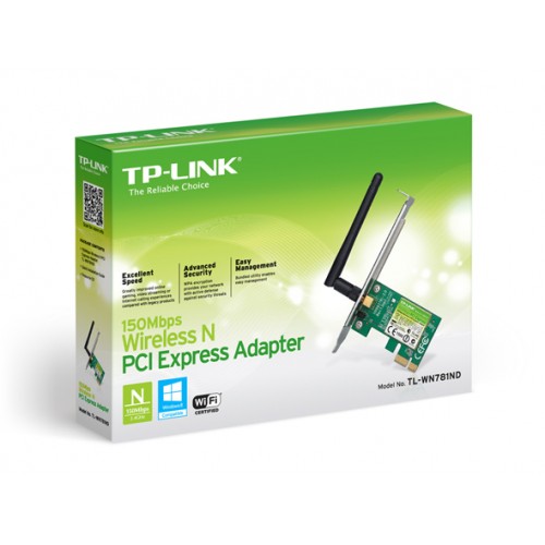 TP-Link TL-WN781ND 150Mbps Wireless N PCI Express LAN Card-iosbd