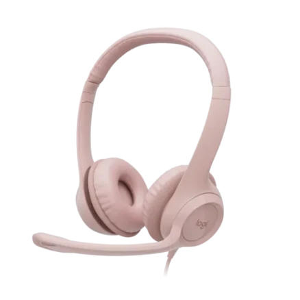Logitech H390 Stereo USB Headset Rose